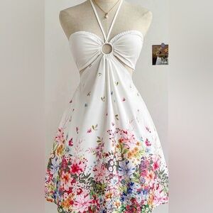 Floral Halter Dress